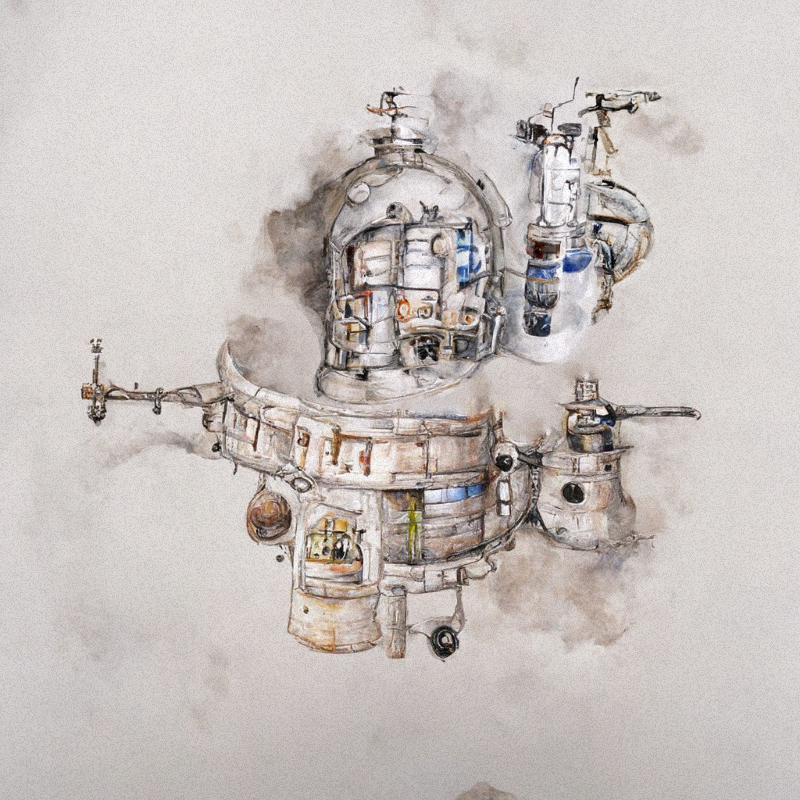 Utopian Space Castles #15 static token preview
