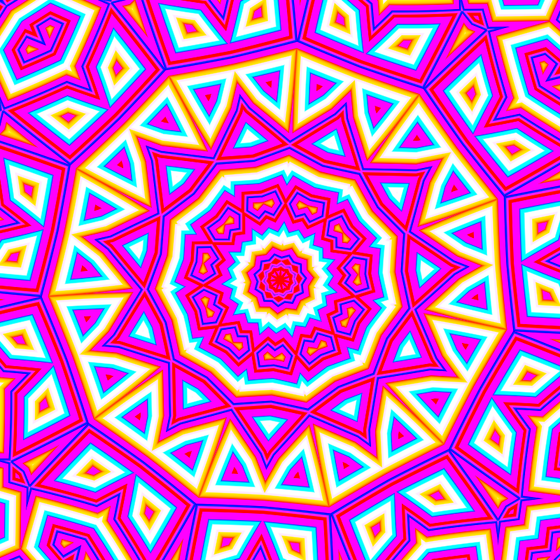 Psilocybin vision #3 - #fxhashturnsone #6 static token preview