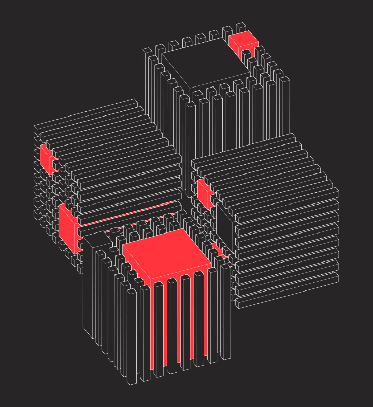 Cubick (Neon Red) #16 static token preview