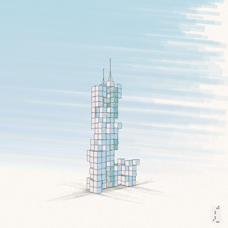 Cellular Skyscrapers #10 static token preview