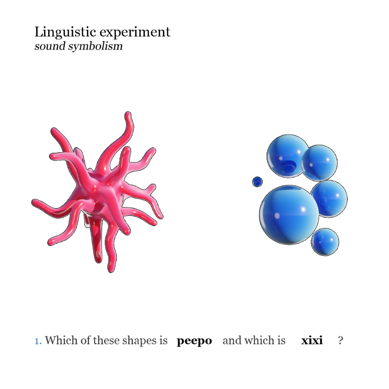 Linguistic Experiment #2 static token preview