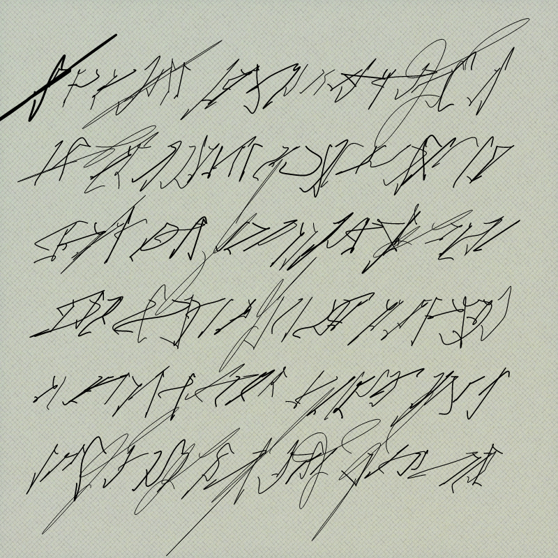 asemic #23 static token preview