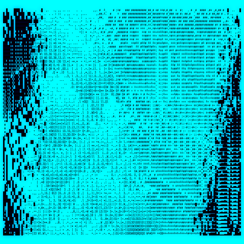 ASCII-SCAPE #19 static token preview