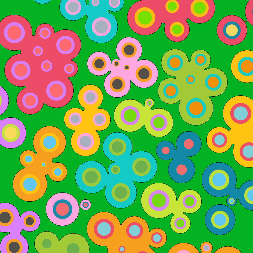 Colorful cartoon shapes(free edition) #10 static token preview