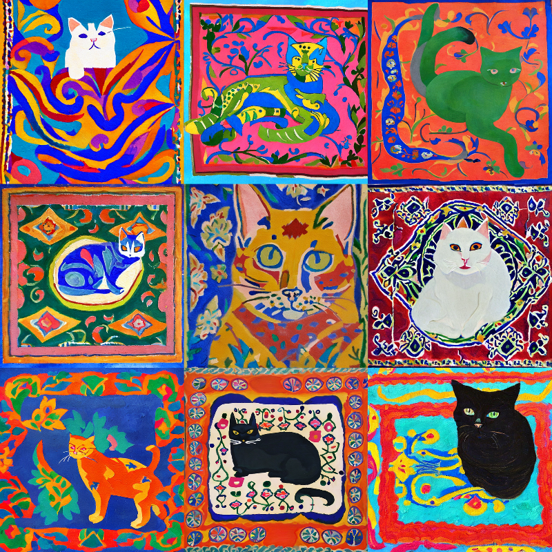 99 Patchworks of 9 Lives #1 static token preview