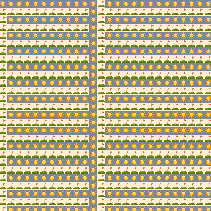 Elementary Cellular Emoji Automata #10 static token preview