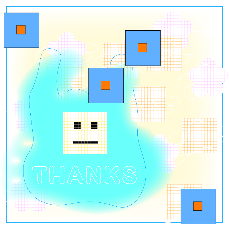thanks bag and flowers #17 static token preview