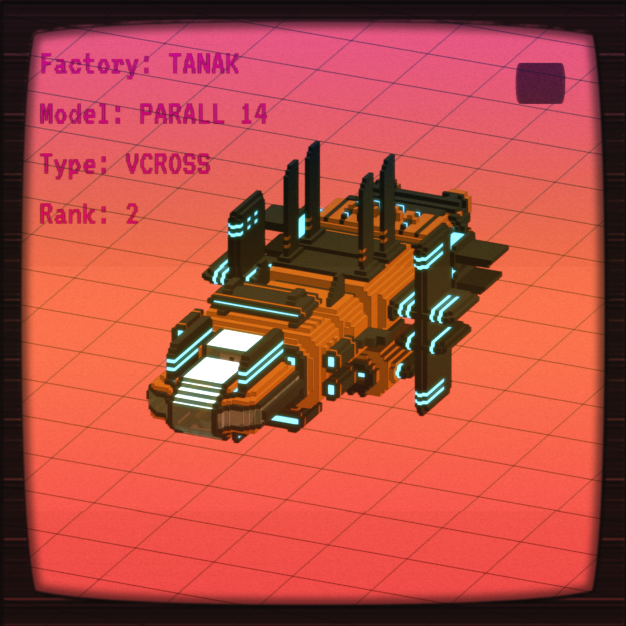 Spaceship Fair Rodeo #19 static token preview