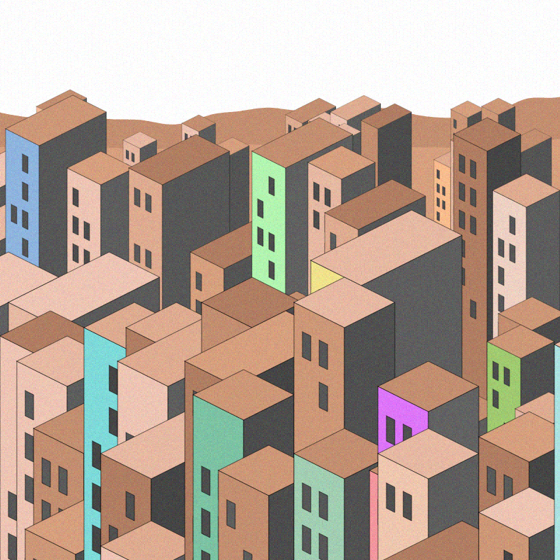 Coloured City #12 static token preview