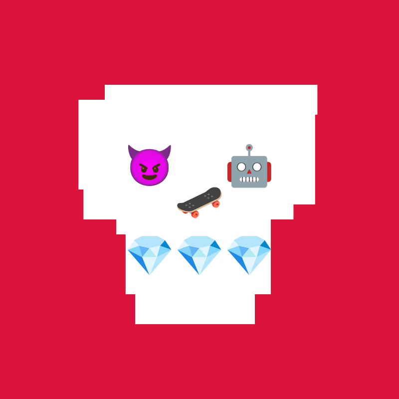 Not Skull #47 static token preview