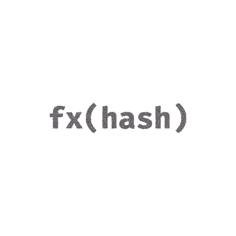 FXHASH Generative Logo #189 static token preview