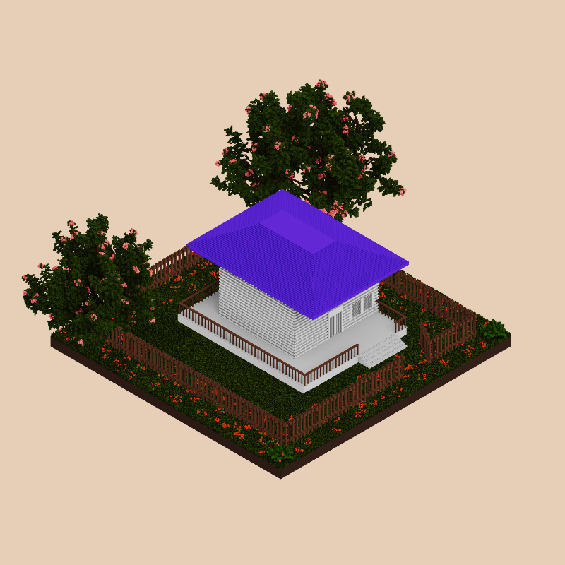 Pastel cottages #3 static token preview
