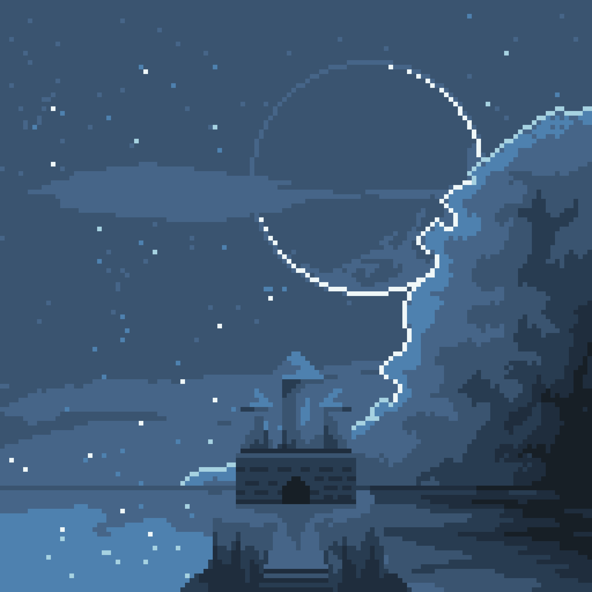 Stories of a Blue Bit Night #2 static token preview