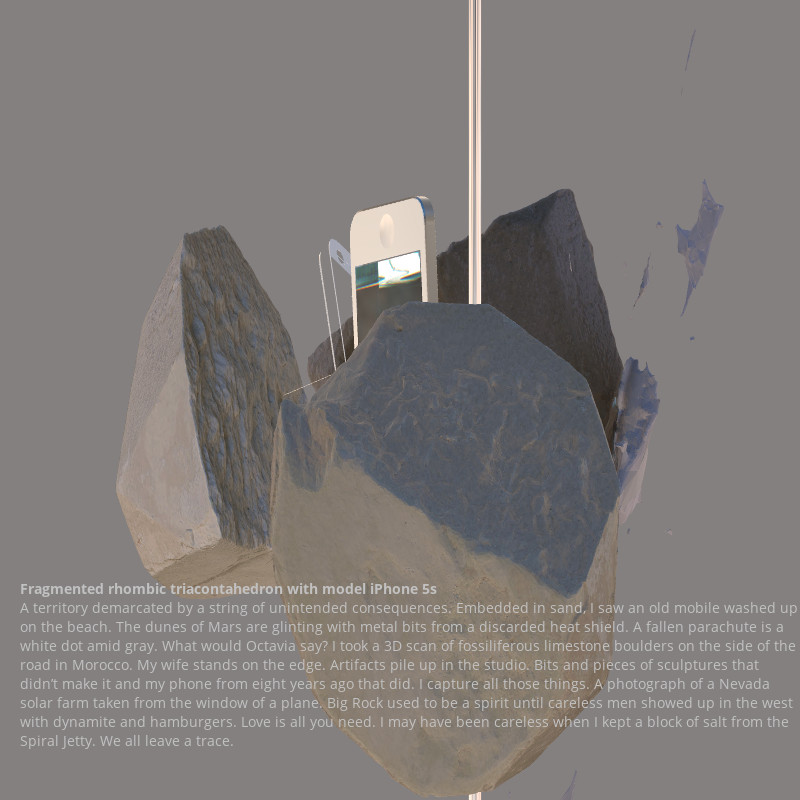 Fragmented triacontahedron with iPhone 5s #4 static token preview