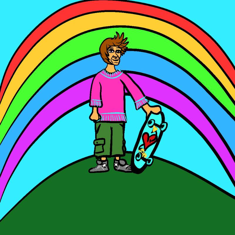 Skaterdudes #25 static token preview