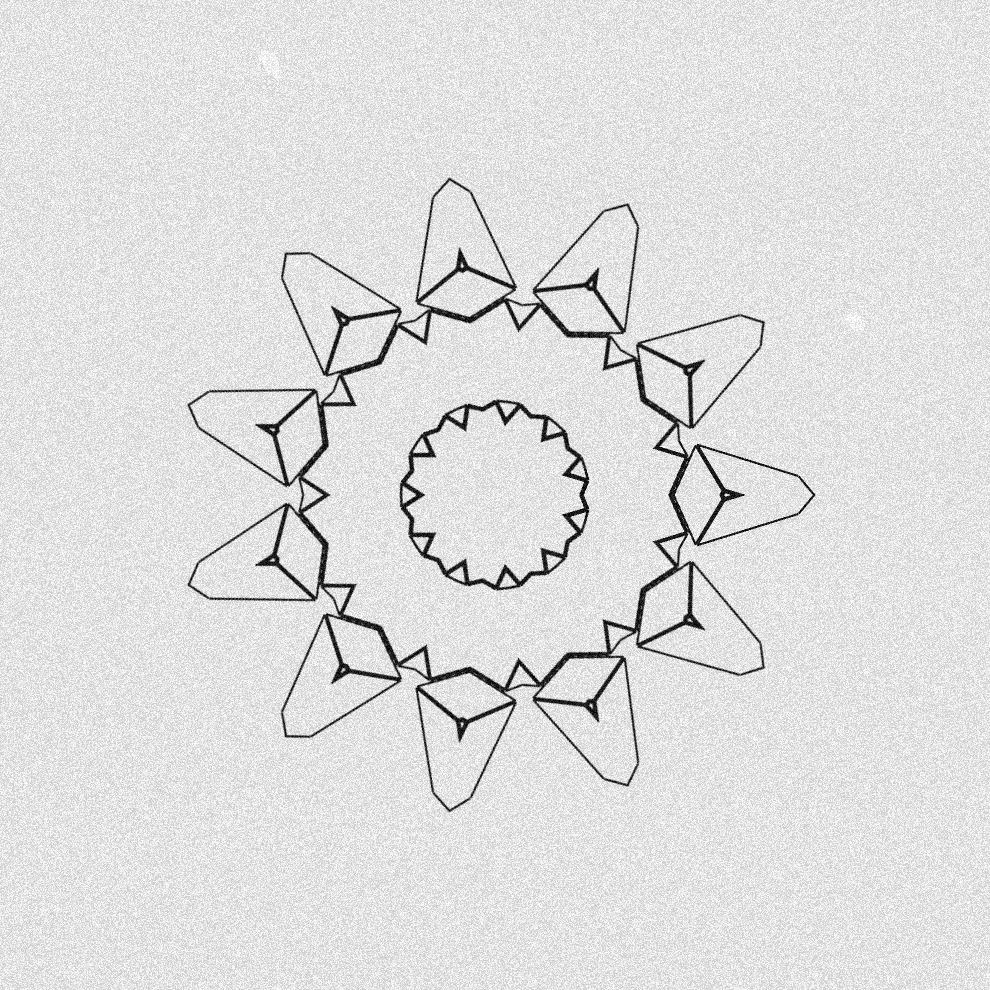 Monochrome Kaleido #444 static token preview