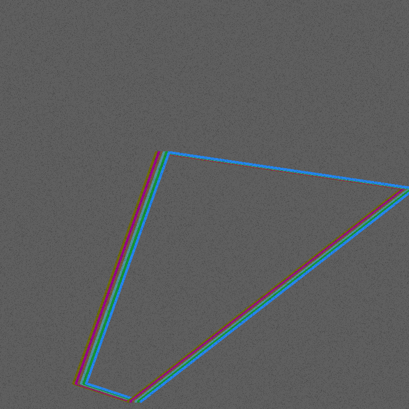 Dancing Rainbow Line #3 static token preview
