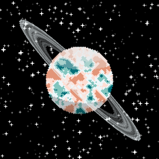 Pixel Planets #42 static token preview