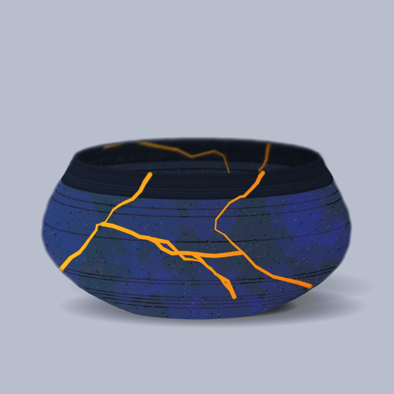 Kintsugi Pottery #16 static token preview