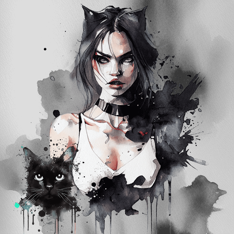 Arce and Cat #8 static token preview