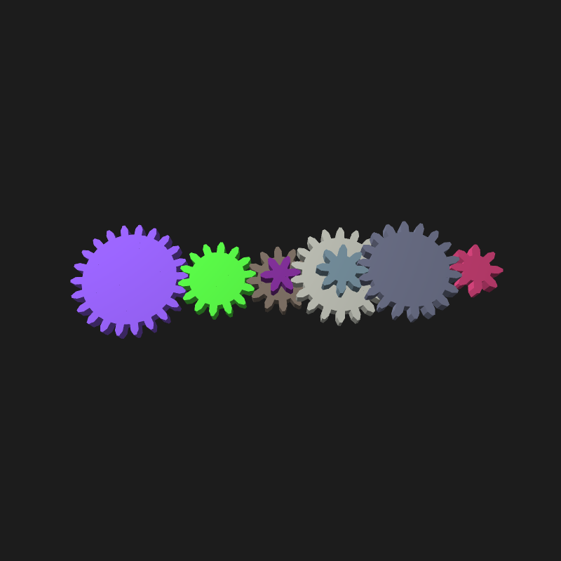 Mechanical gears #1 static token preview