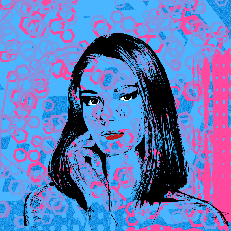 Woman in Austin - Keep it weird #4 static token preview
