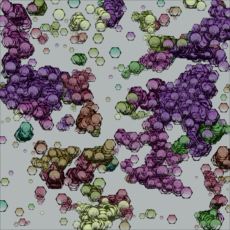 Organic Clusters #2 static token preview