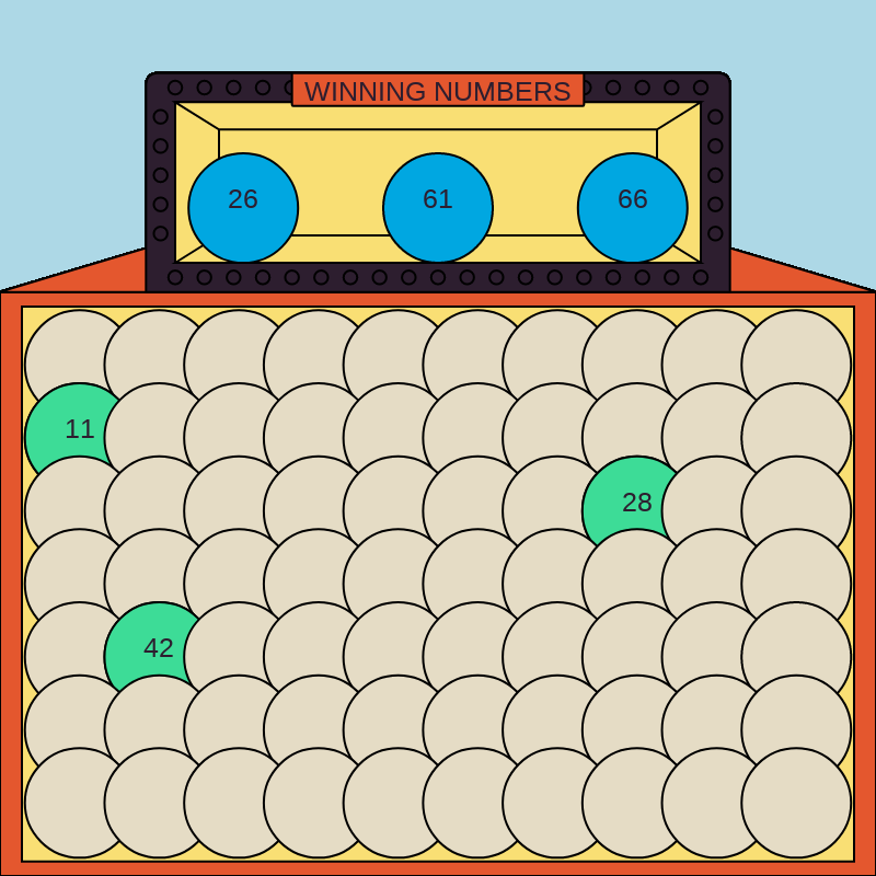 NFT Millions Lotto (01) #6 static token preview