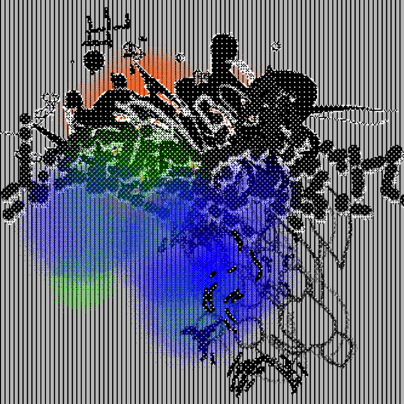 Dither_Graffiti #8 static token preview