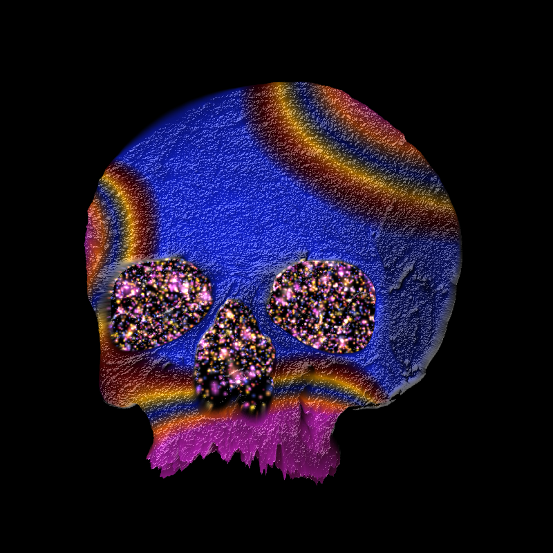 💀ACID SKULL🌈 #5 static token preview
