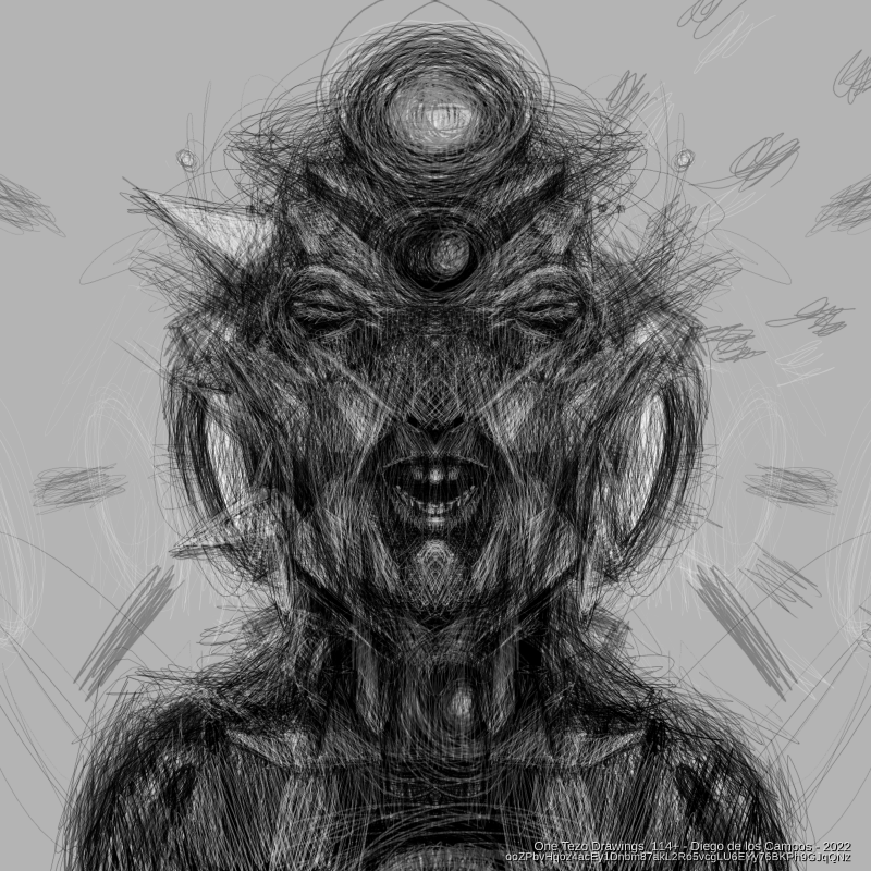 One Tezo Drawings_114+ #19 static token preview