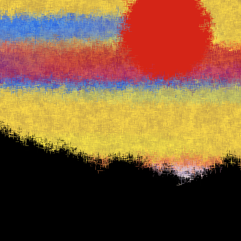 Sunset in memory #4 static token preview