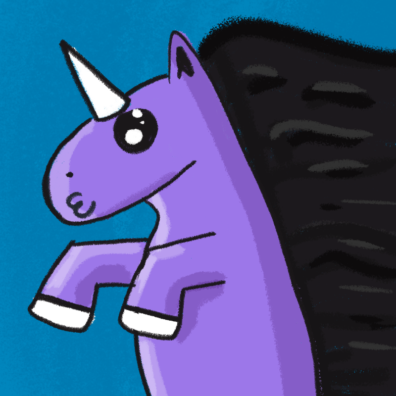 Peculiar unicornos #205 static token preview