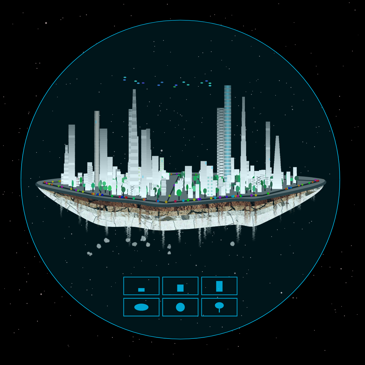 Fluidynamix - Cities #10 static token preview