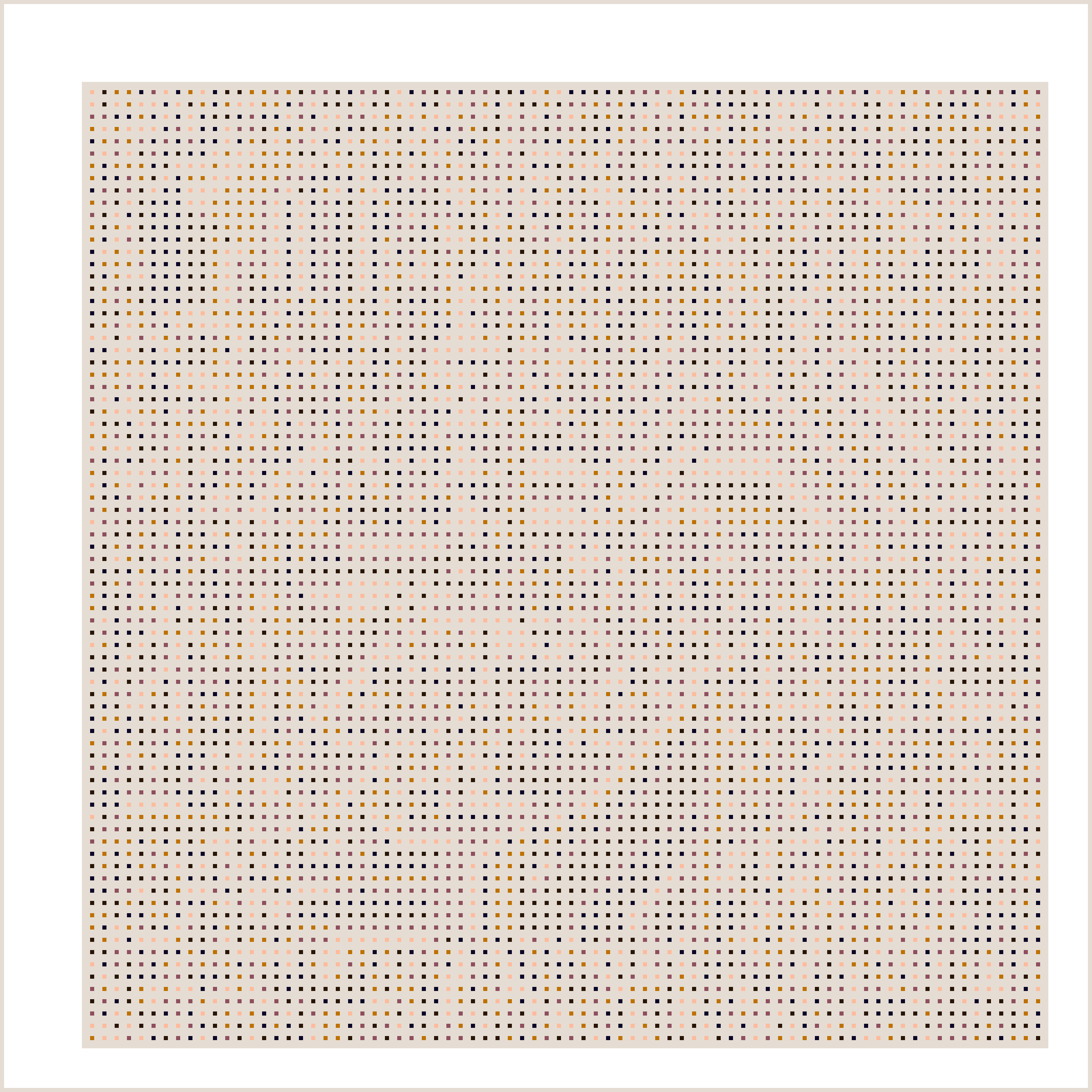 Beige Orbital Pixels #6 static token preview