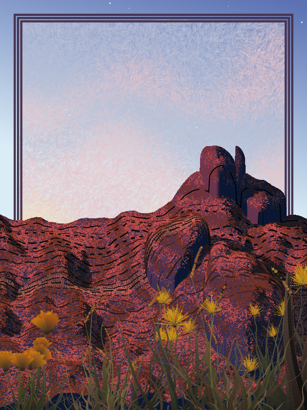 Desert Sun Rising #13 static token preview
