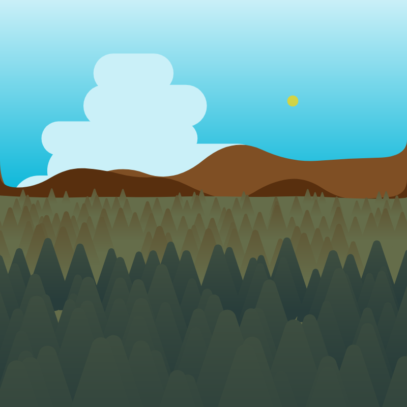Camping in the Forest #3 static token preview