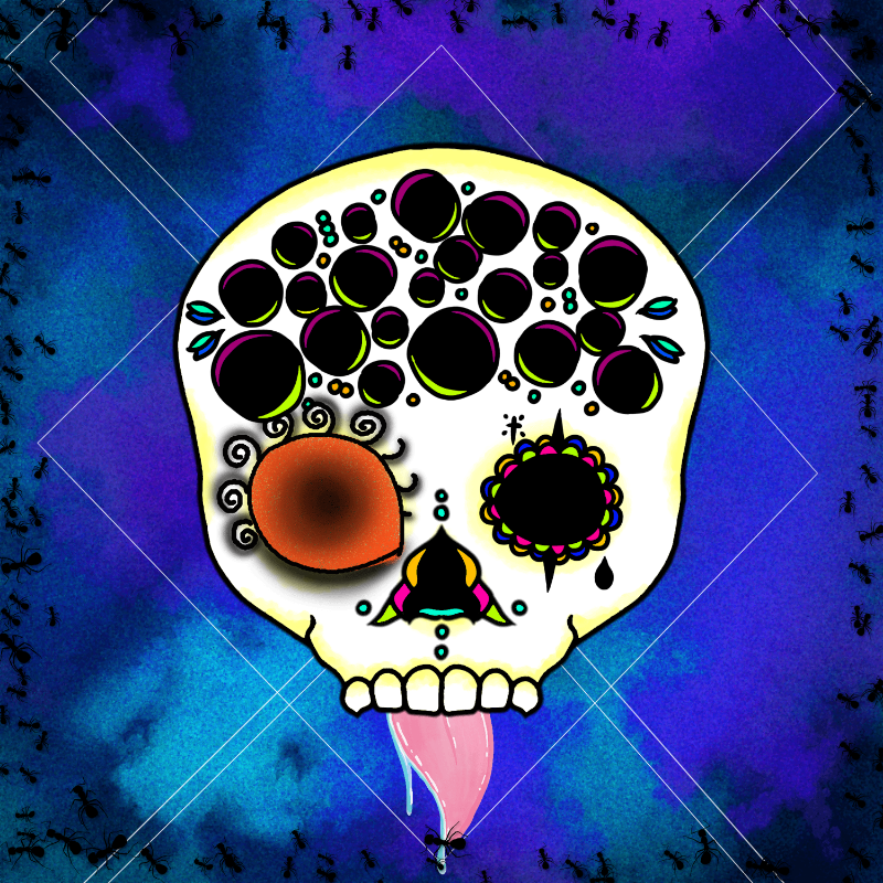 Mexican Candy Skulls #8 static token preview