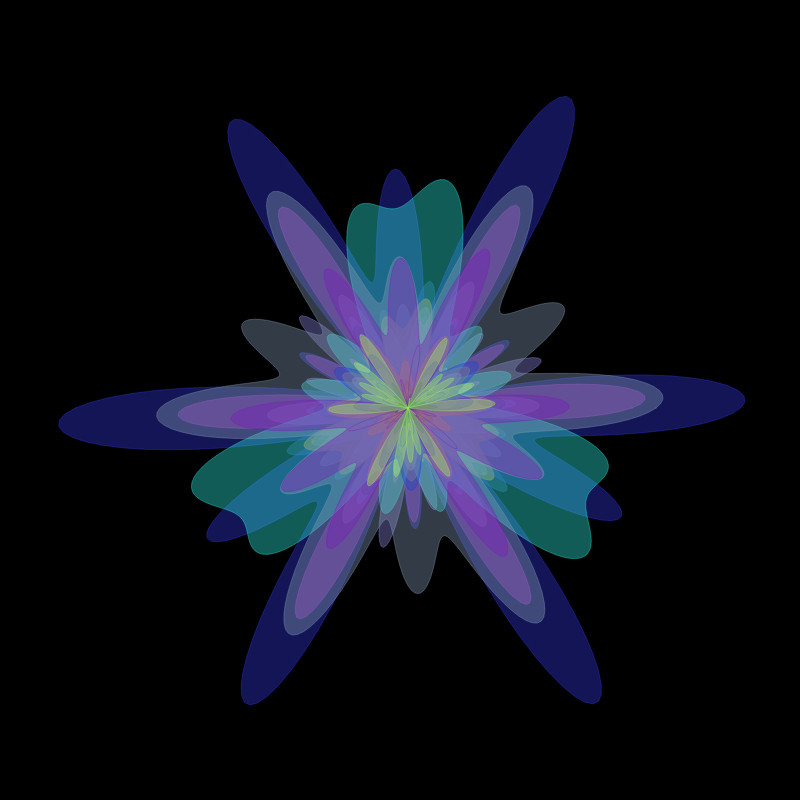 Blooming Flowers #10 static token preview