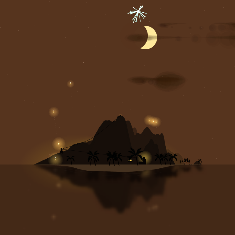 Fireworks Island #23 static token preview