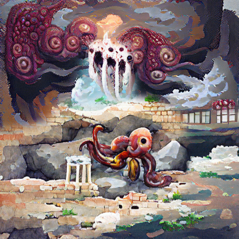 Octopus's Gardens and Ruins #22 static token preview