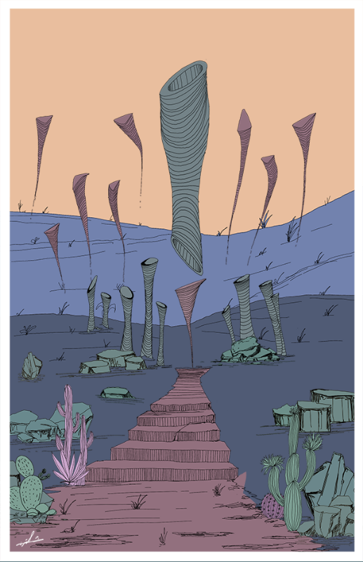Skyward Garden #zentangle_world #12 static token preview