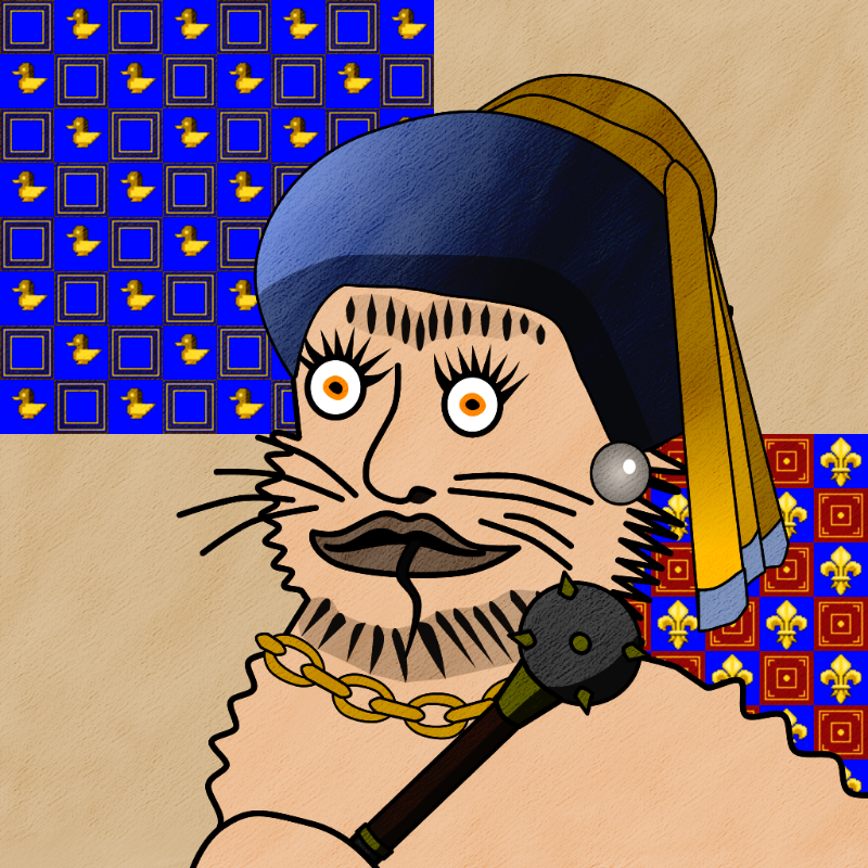Famous Medieval Cat #2 static token preview