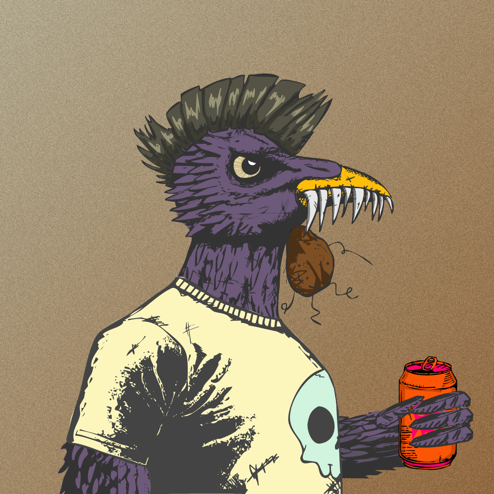 Bad Bird #19 static token preview