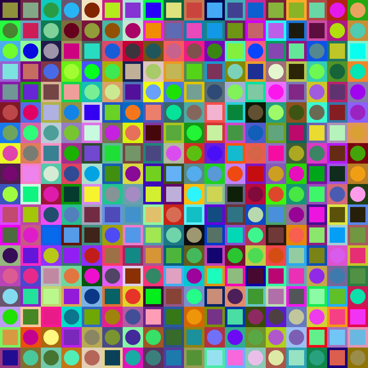 Square Dot Composition #252 static token preview