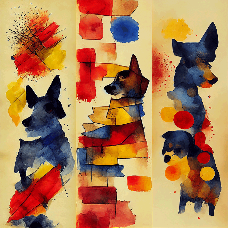 AI Dogs #1 static token preview