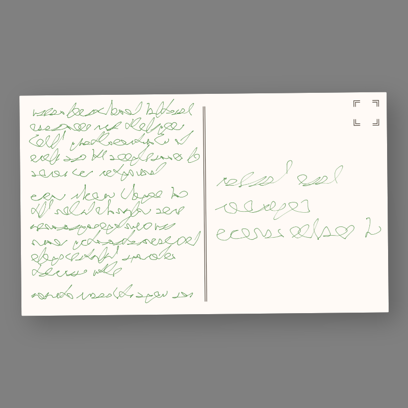 Unmailed Postcards #22 static token preview