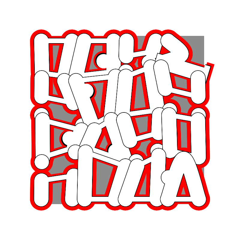 "Alphabetic signs" -WHITE TEST- (Preview) #12 static token preview