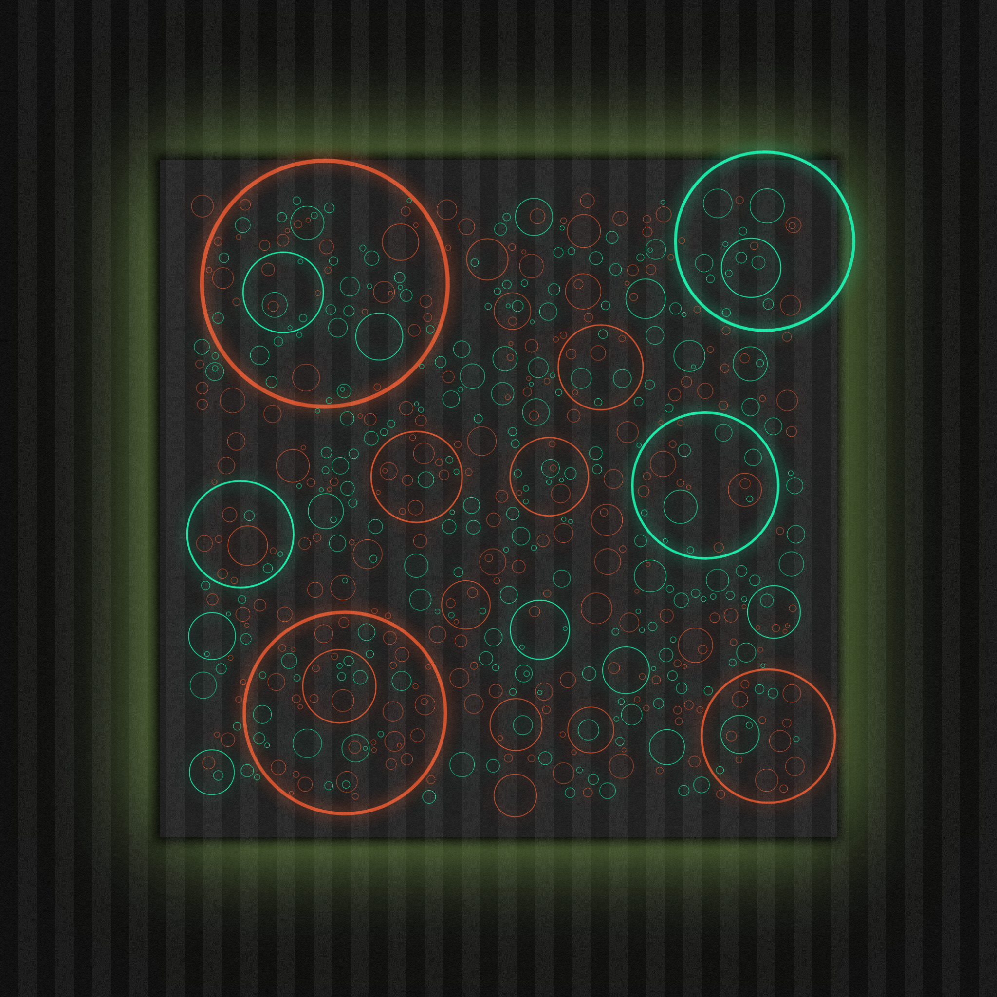Nevercolliding Circles #1 static token preview