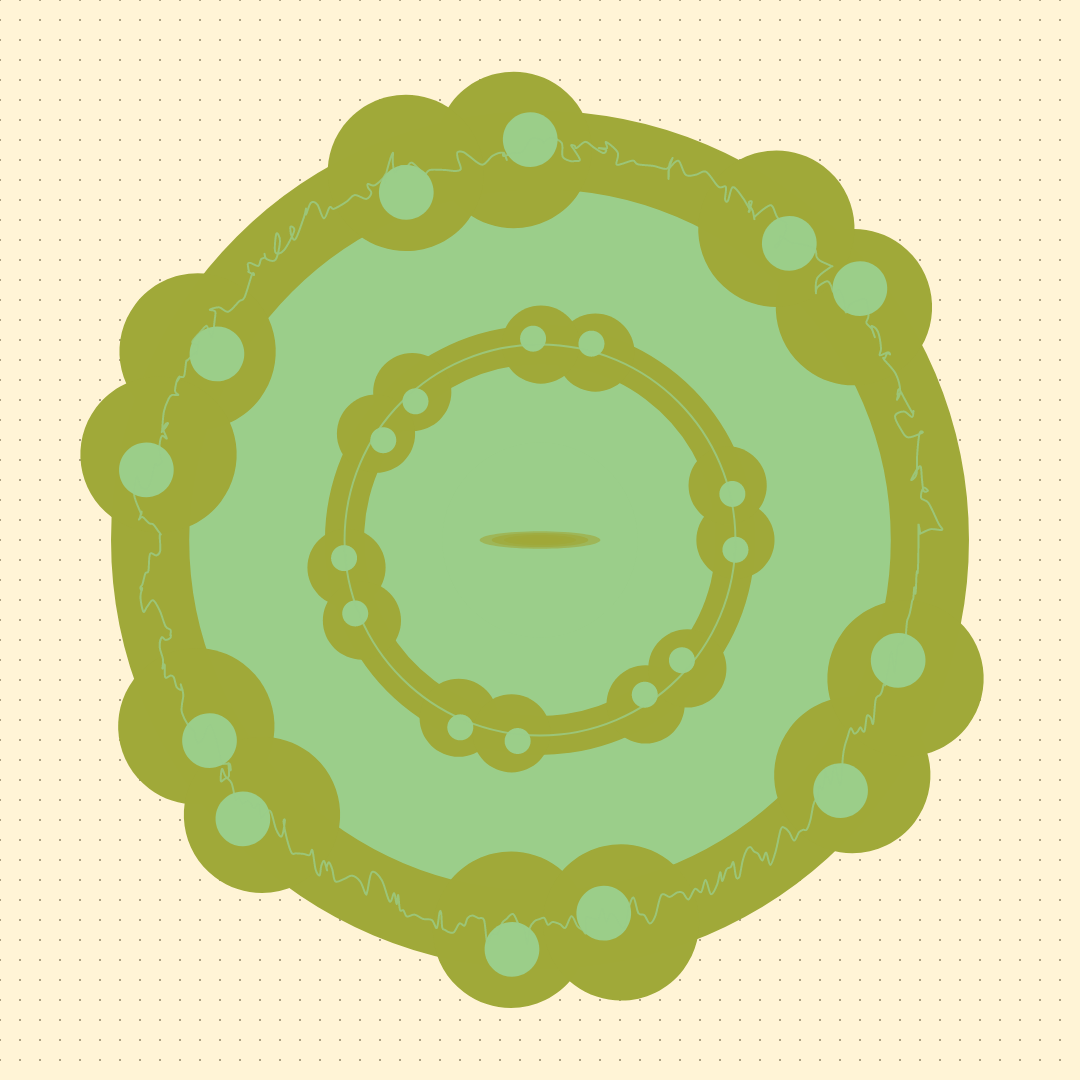 Circles on a dotted Grid #10 static token preview